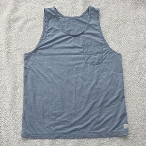 Vuori Men's Gray Blue Tank Top Medium Or Large See Messurements